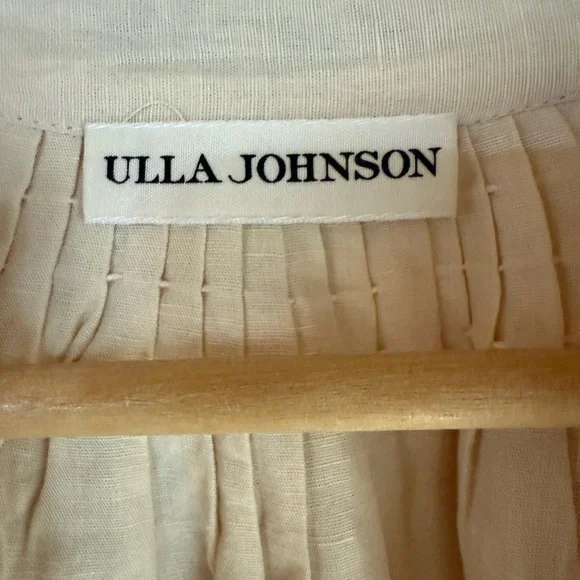 Ulla Johnson Embroidered Cream Blouse - Picture 4 of 6